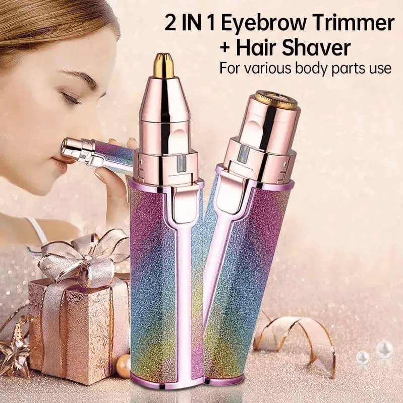 2 in 1 Eyebrow Remover Facial Hair Removar