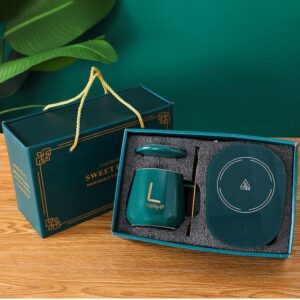Ceramics Mugs Coffee Cup Heating Pad Usb Coaster Warmer Constant Temperature Electric Mug Mat Set Milk Tea Water Home Decoration