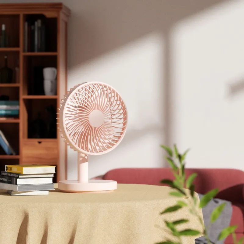 3-Blade Rechargeable USB Fan with 3-Speed modes